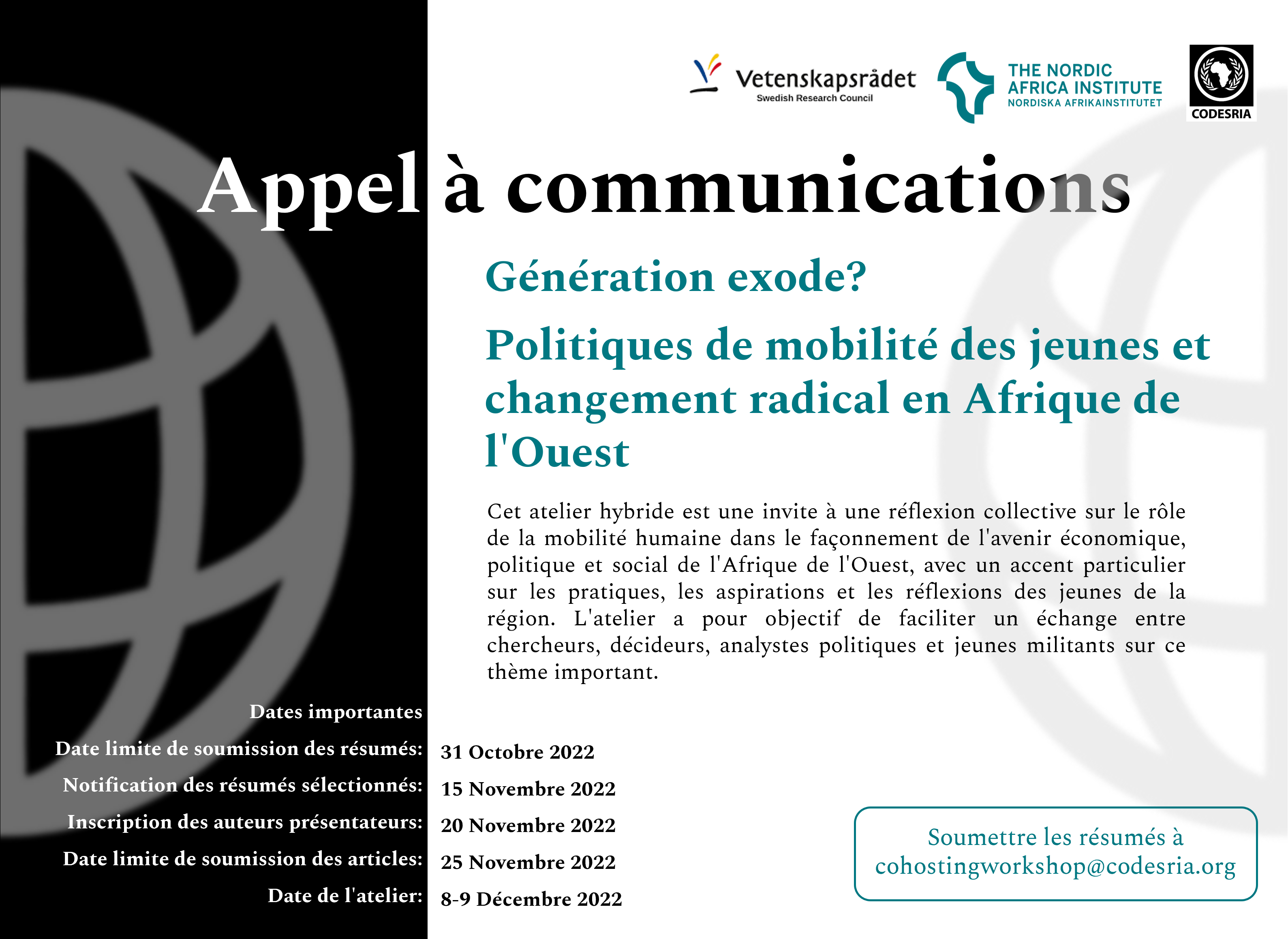 Génération exode ? Politiques de mobilité des jeunes et changement radical en Afrique de l’Ouest